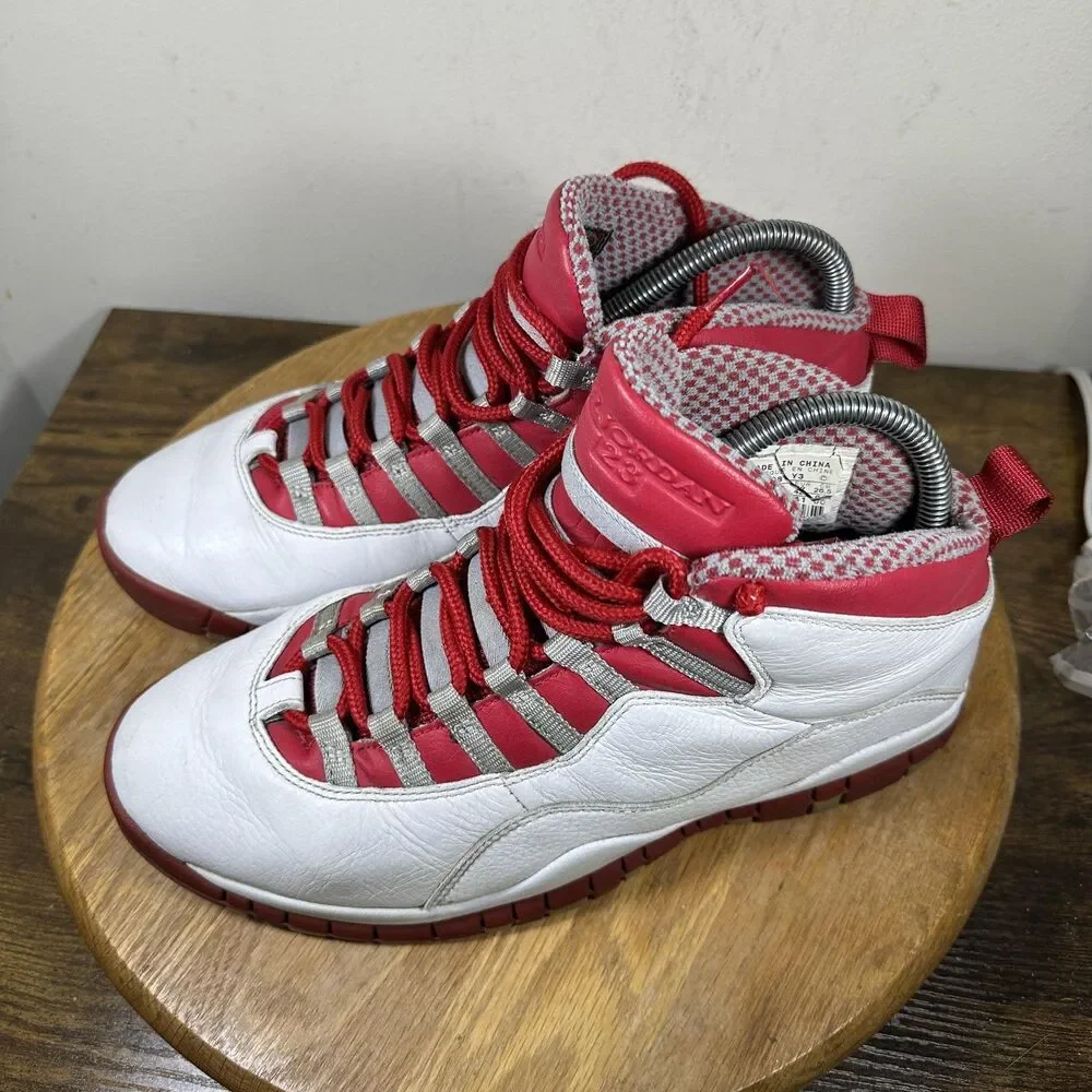 Air Jordan 10 Retro Shoes Mens Size 8.5 Chicago Bulls 310805-161 Basketball